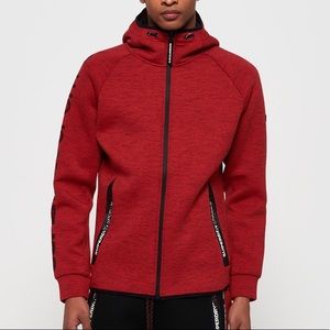 EUC SUPERDRY Gym Tech Stretch Zip Hoodie